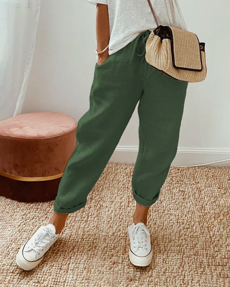 DUNA - PANTALÓN DE LINO