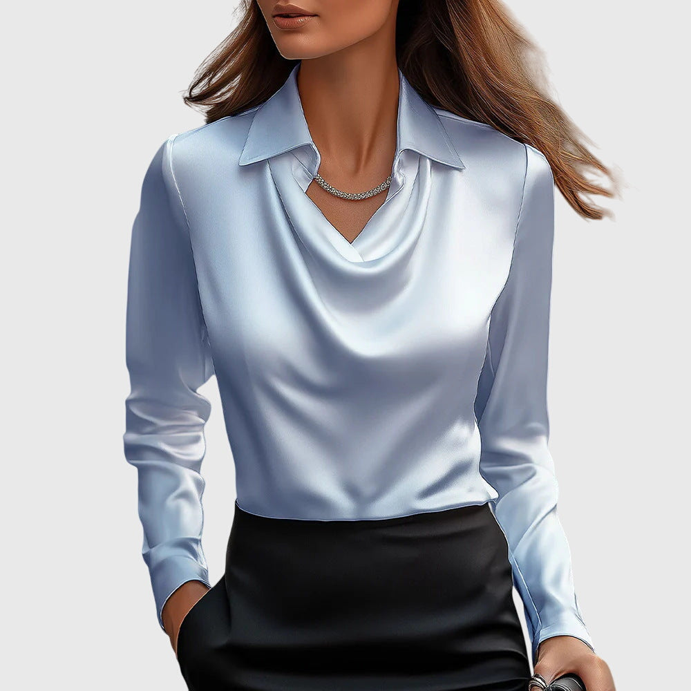 SILVIA - BLUSA DE SATÉN
