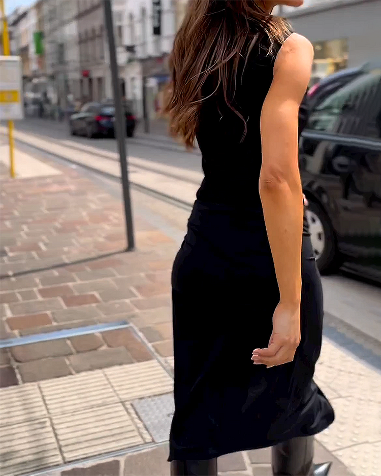 ARIA - VESTIDO LARGO SIN MANGAS