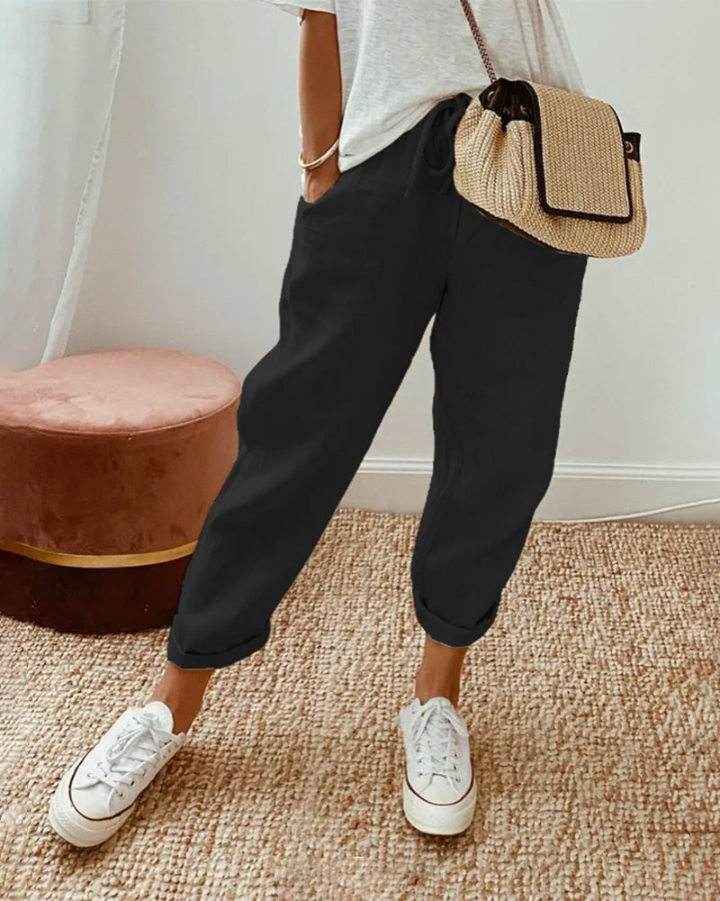 DUNA - PANTALÓN DE LINO