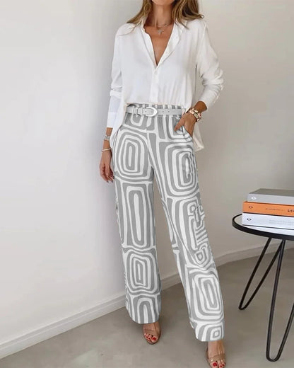 ELARIS - CONJUNTO DE CAMISA Y PANTALÓN