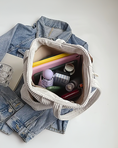 BOLSO TOTE ACANALADO