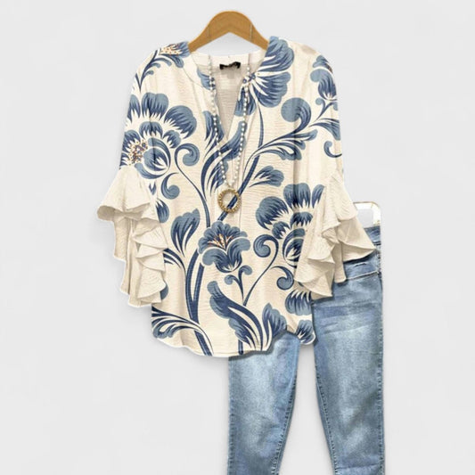 LINA - BLUSA ESTAMPADA