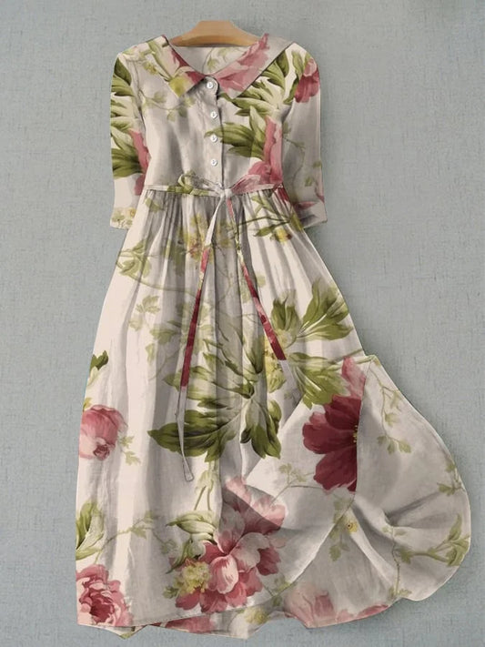 BEATRIZ - VESTIDO MIDI ESTAMPADO