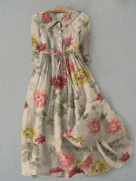 MARÍA - VESTIDO MIDI ESTAMPADO