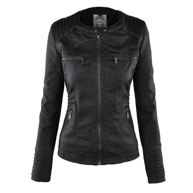 JIMENA - CHAQUETA DE PIEL CON CAPUCHA