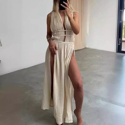Afra - Vestido largo sin mangas