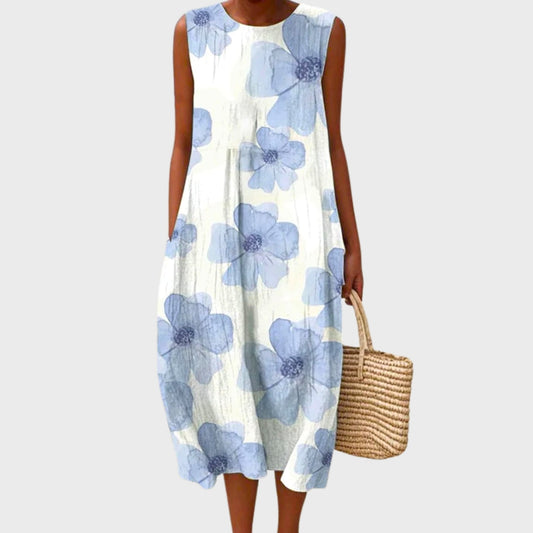 KARLA - VESTIDO MIDI ESTAMPADO