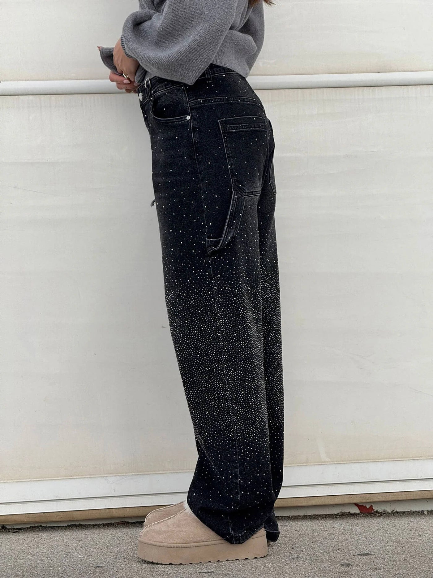 Pantalón vaquero glitter