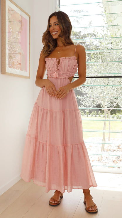 ADA - VESTIDO MIDI DE TIRANTES