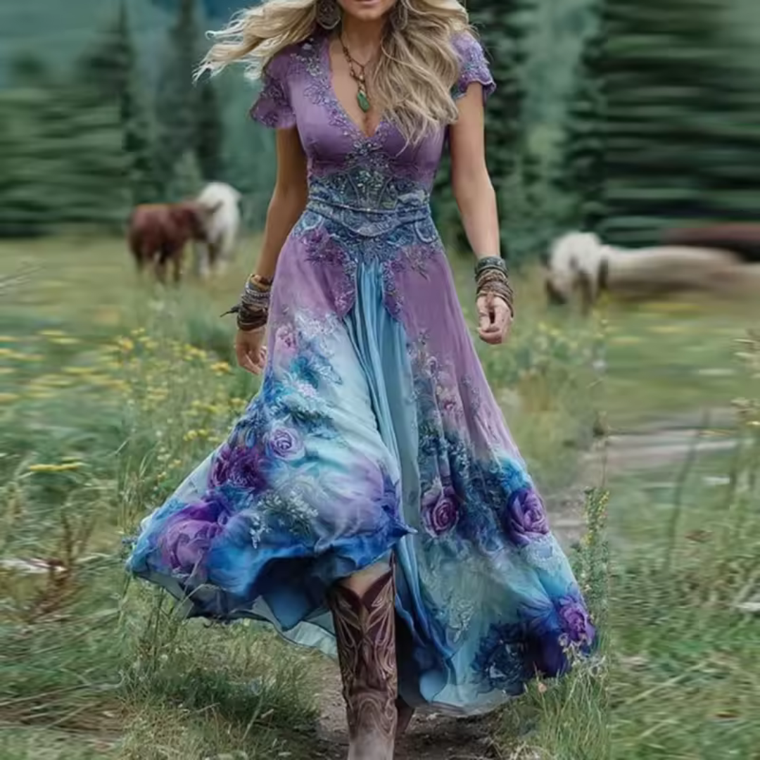 CELESTINA - VESTIDO ESTAMPADO
