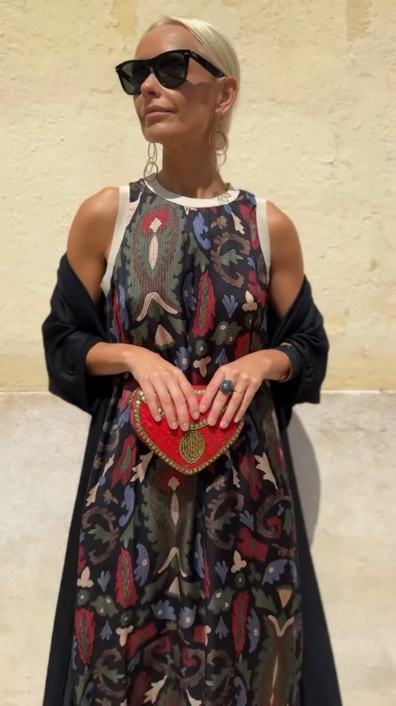 ETERNA - VESTIDO CON CHAL