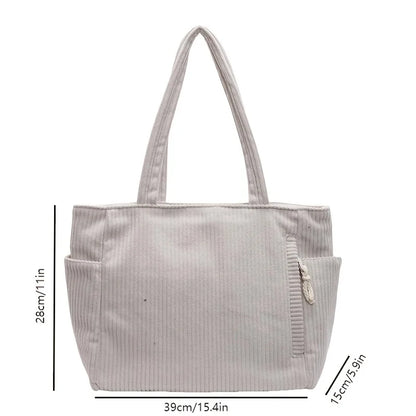 BOLSO TOTE ACANALADO
