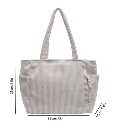 BOLSO TOTE ACANALADO