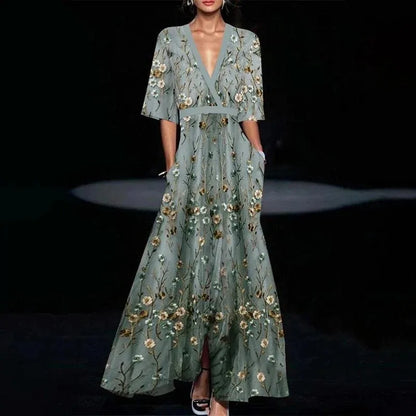 SOFÍA - VESTIDO LARGO ESTAMPADO