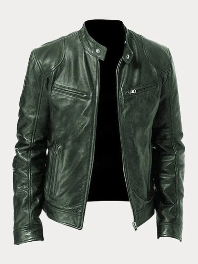 SCOTT | Chaqueta de cuero de temporada.