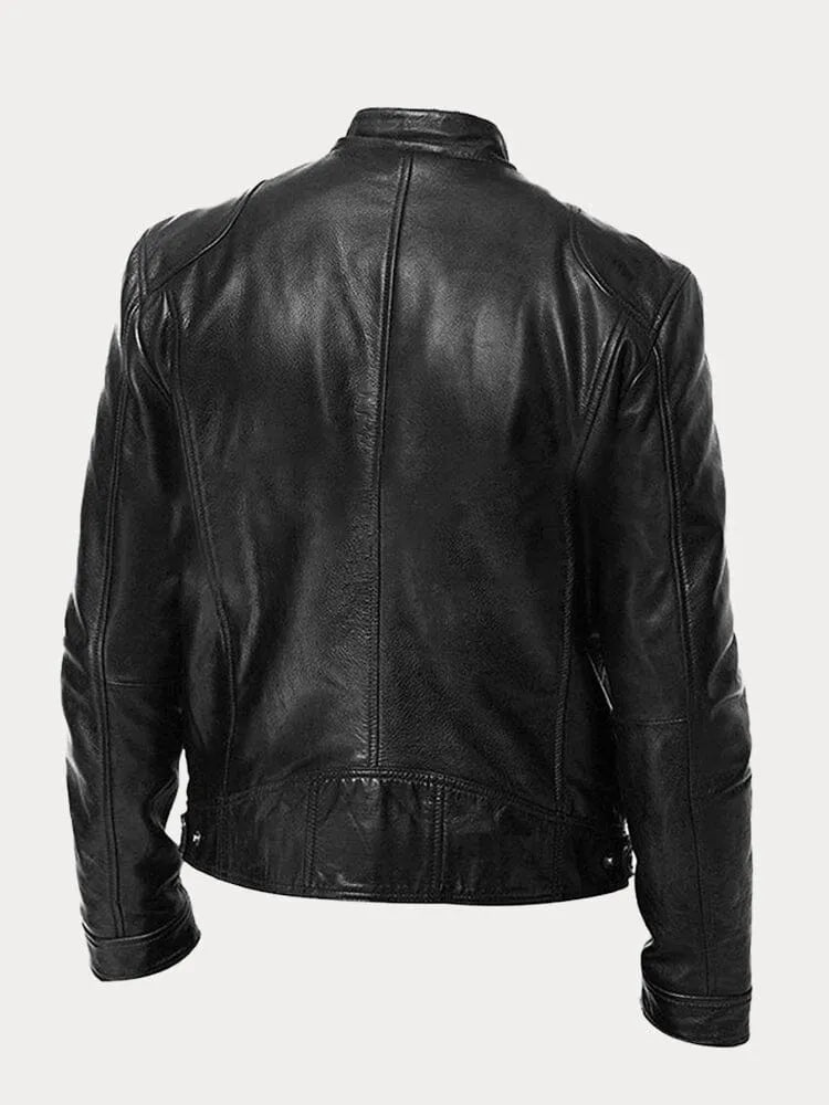 SCOTT | Chaqueta de cuero de temporada.