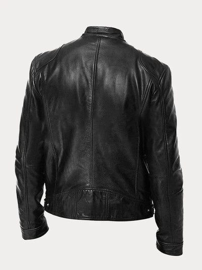 SCOTT | Chaqueta de cuero de temporada.
