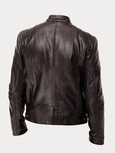 SCOTT | Chaqueta de cuero de temporada.