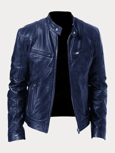 SCOTT | Chaqueta de cuero de temporada.
