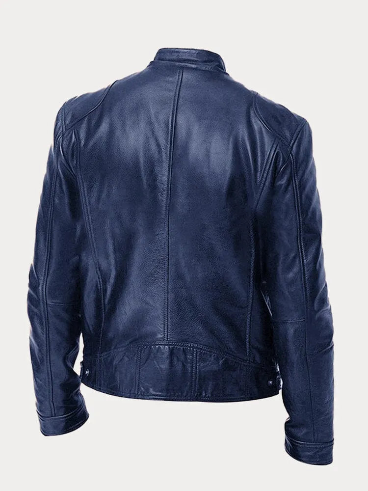 SCOTT | Chaqueta de cuero de temporada.