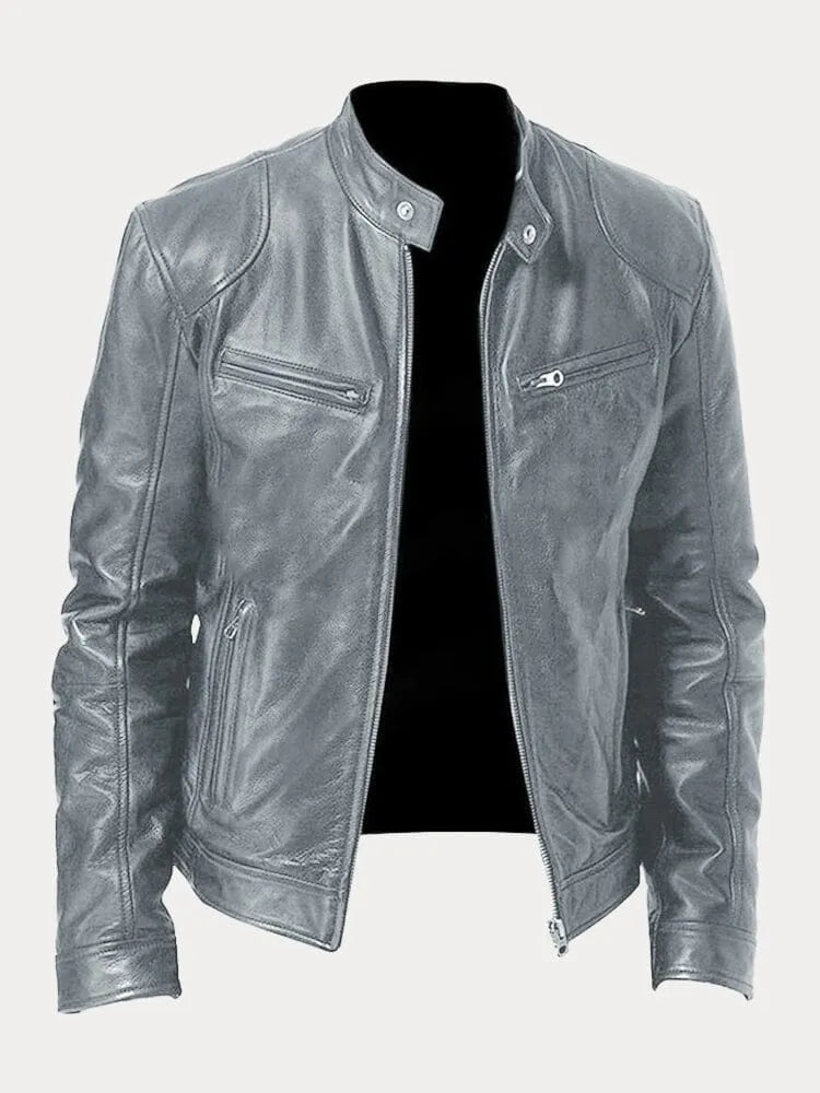 SCOTT | Chaqueta de cuero de temporada.
