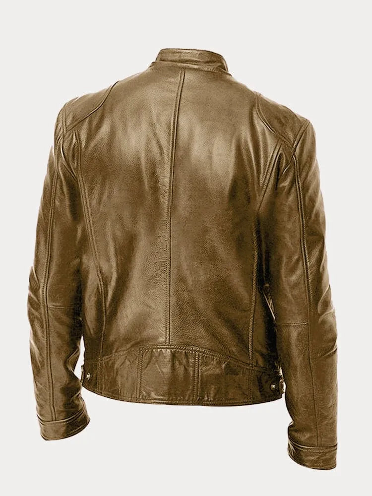 SCOTT | Chaqueta de cuero de temporada.