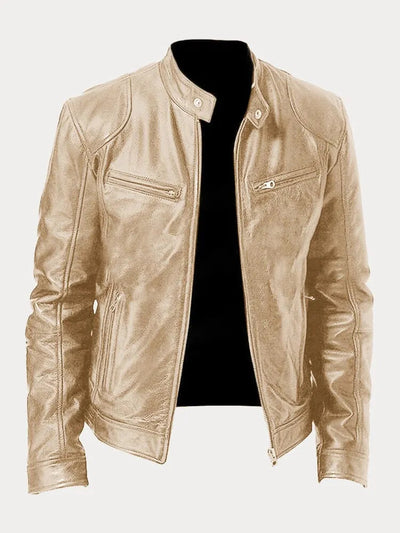 SCOTT | Chaqueta de cuero de temporada.