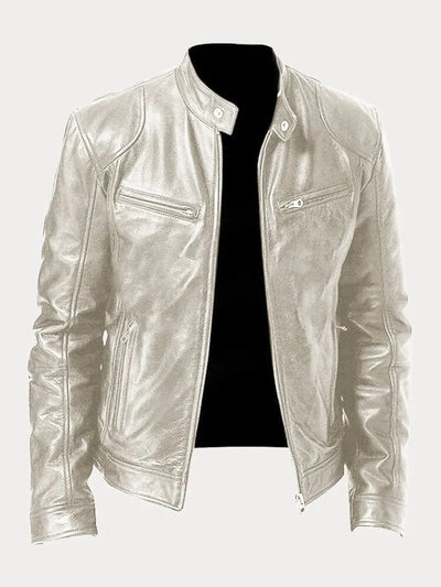 SCOTT | Chaqueta de cuero de temporada.