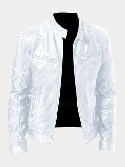 SCOTT | Chaqueta de cuero de temporada.