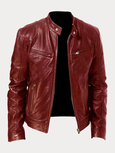 SCOTT | Chaqueta de cuero de temporada.