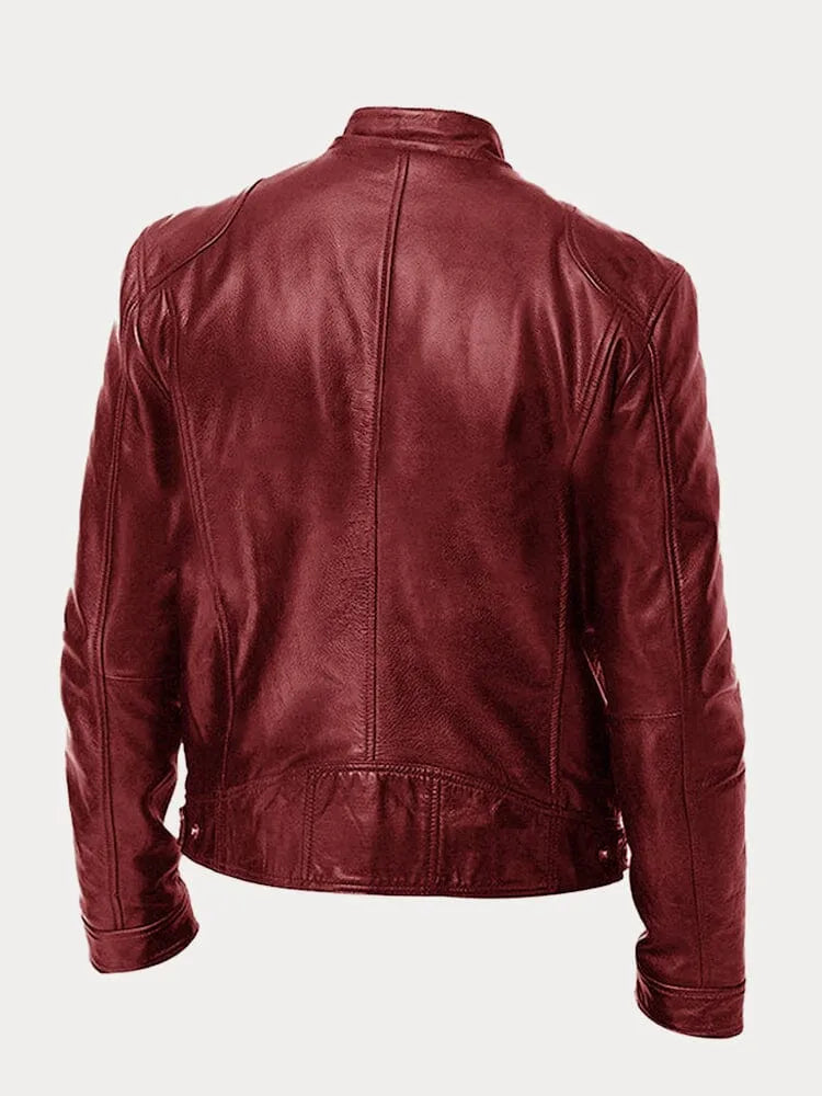 SCOTT | Chaqueta de cuero de temporada.
