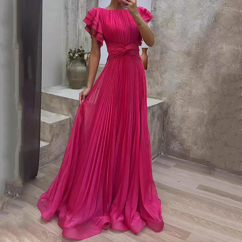 RORO - VESTIDO DE FIESTA PLISADO