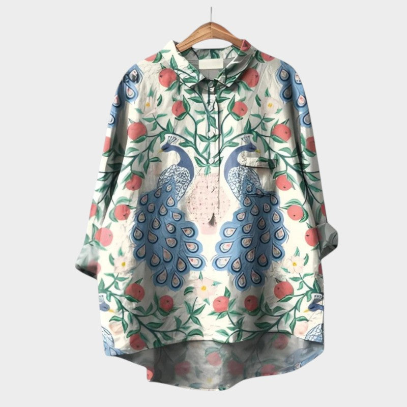 VIOLETA - BLUSA ESTAMPADA