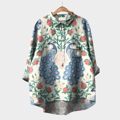 VIOLETA - BLUSA ESTAMPADA