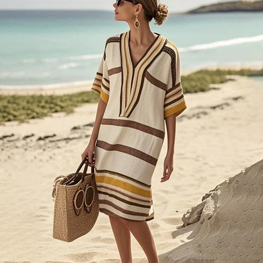 MAYA - VESTIDO MIDI FLUIDO
