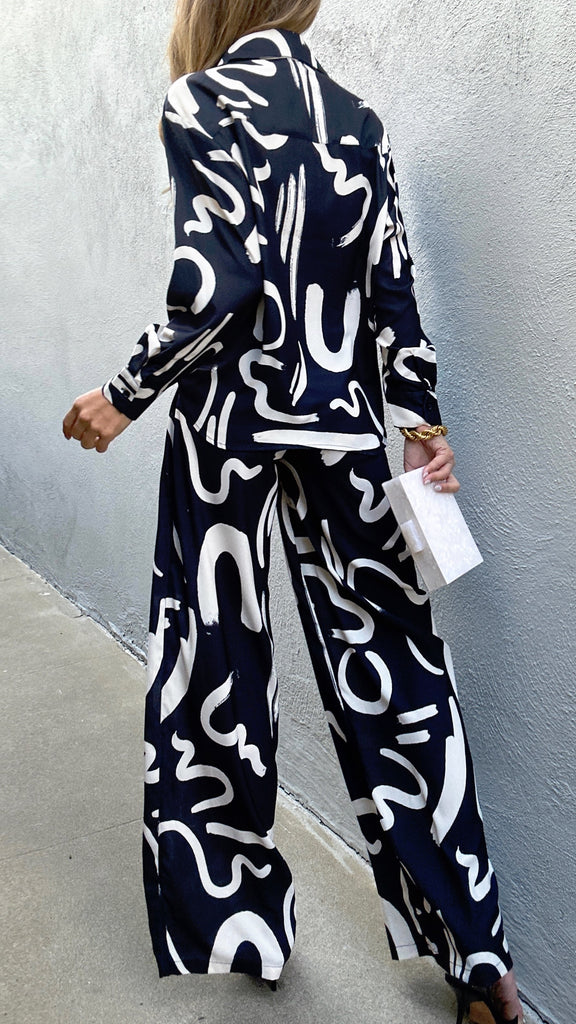 CORINNE - CONJUNTO DOS PIEZAS ESTAMPADO