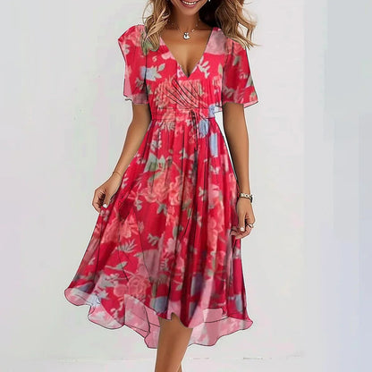 LINDA - VESTIDO MIDI ESTAMPADO
