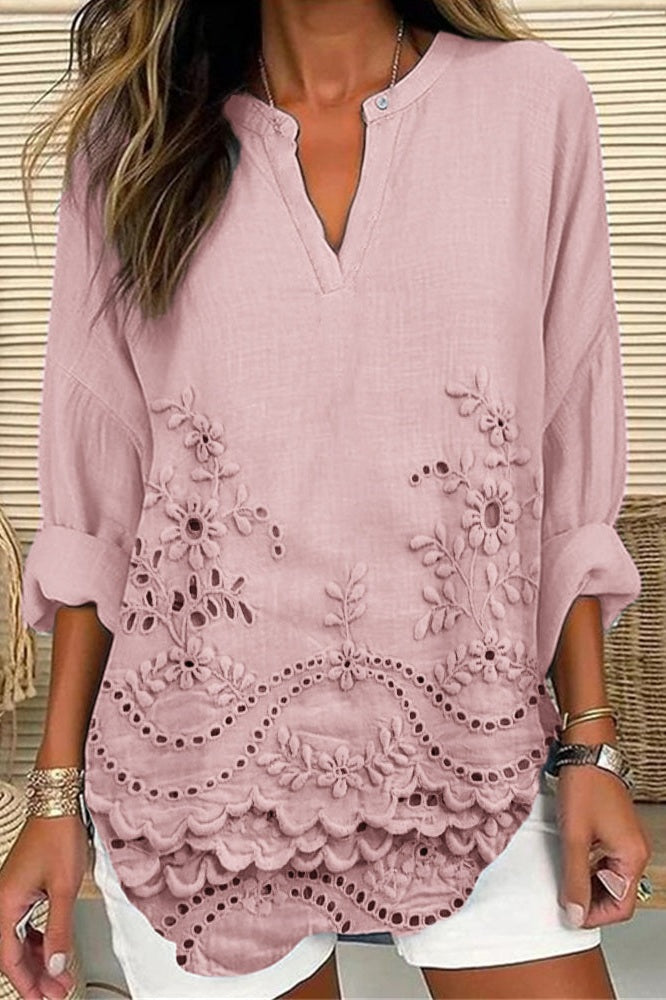 CORAL - BLUSA ESTAMPADA