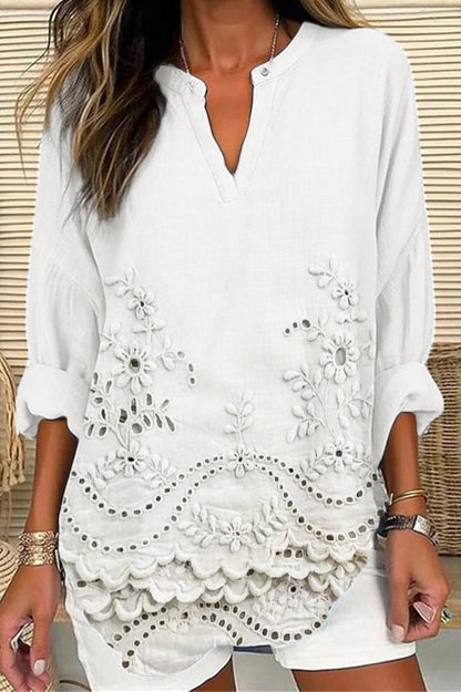 CORAL - BLUSA ESTAMPADA