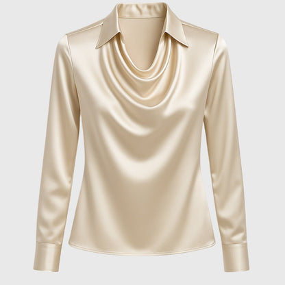 SILVIA - BLUSA DE SATÉN