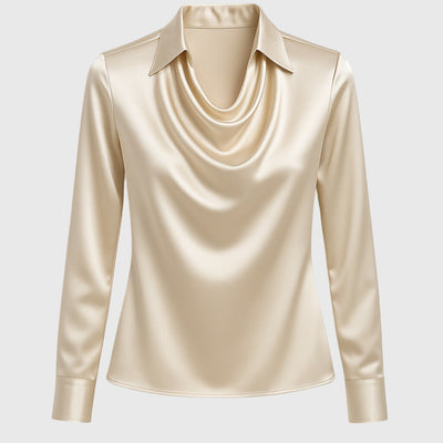 SILVIA - BLUSA DE SATÉN