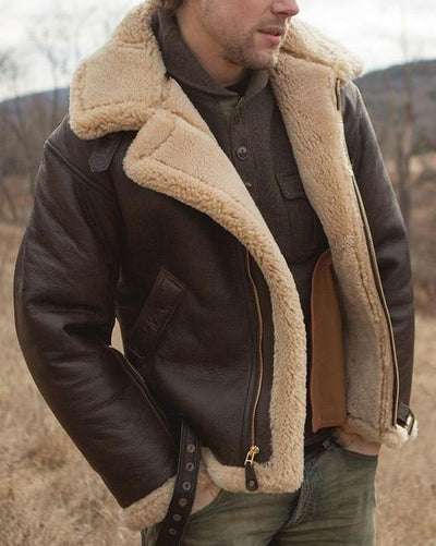 MAVERICK | Chaqueta de cuero acolchada.