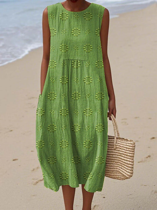 AÍDA - VESTIDO MIDI ESTAMPADO