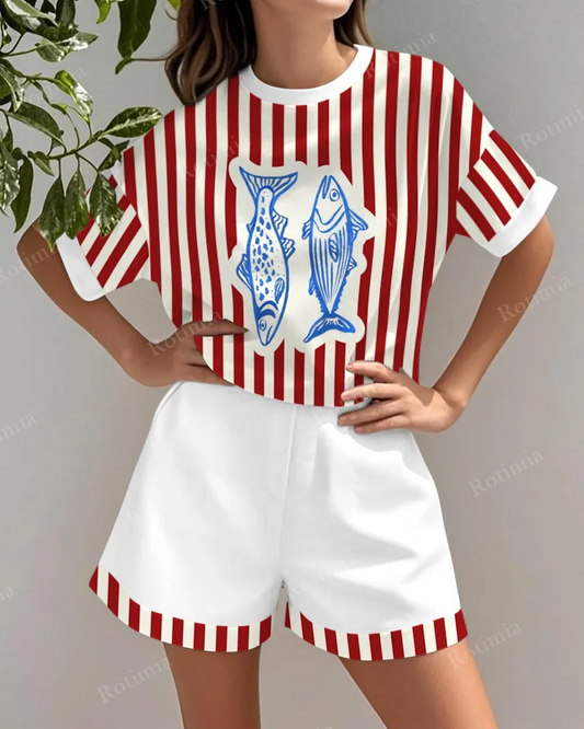 DUNIA - CONJUNTO DE LINO ESTAMPADO