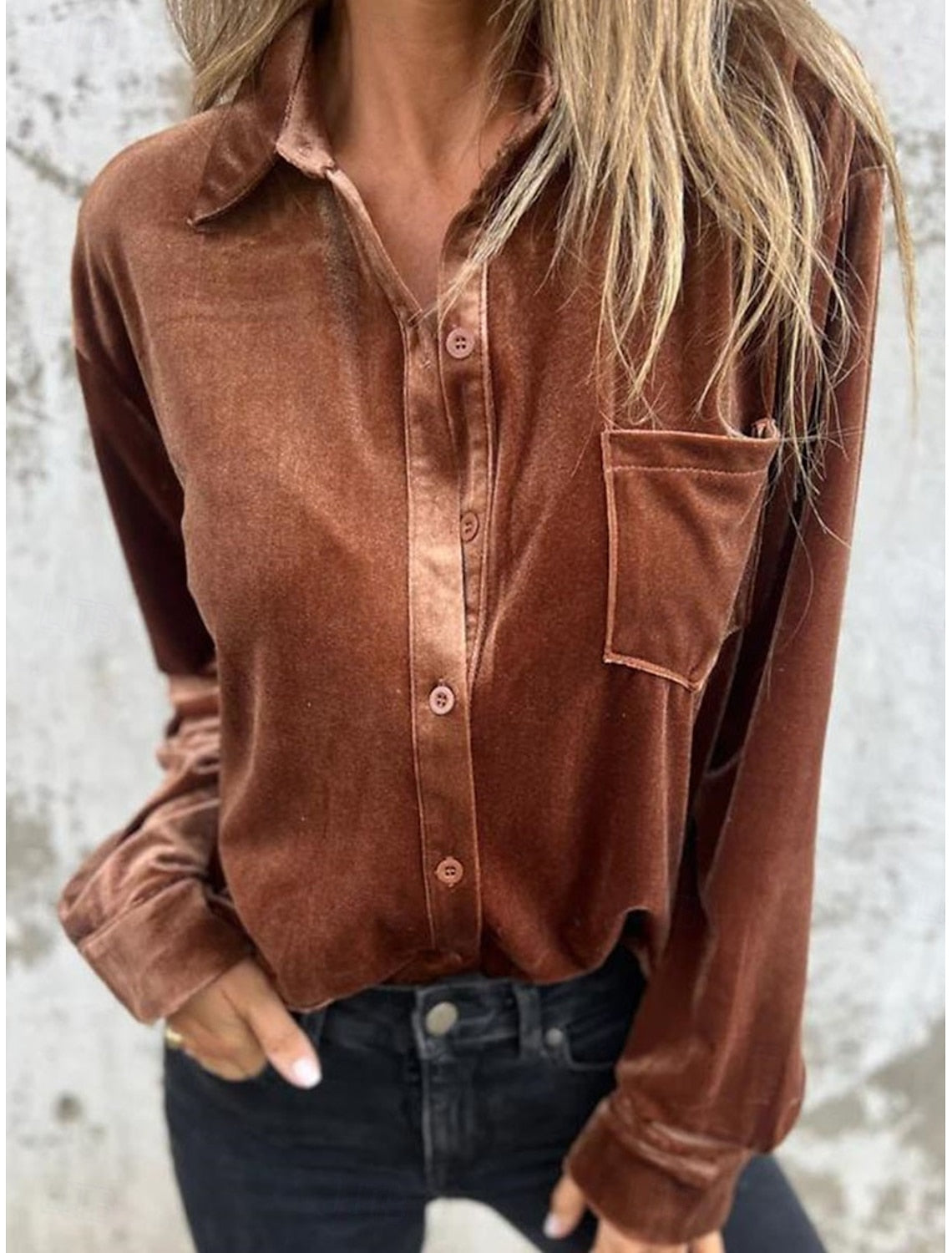 CAMISA DE TERCIOPELO