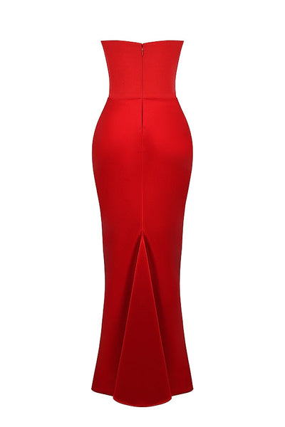 Nina | Vestido largo de satén