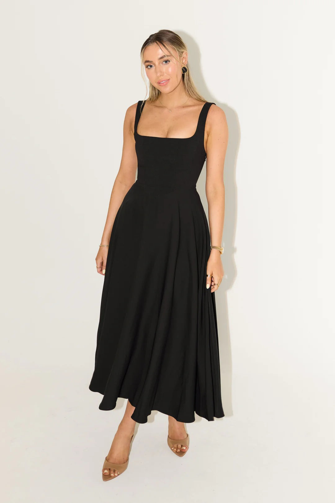 AMELIA - VESTIDO MIDI FLUIDO