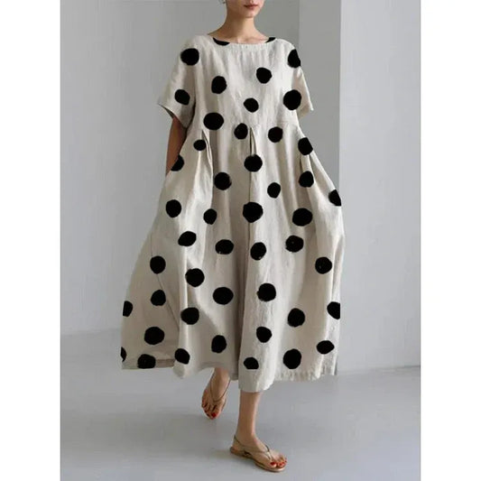 Valentina - Vestido midi estampado