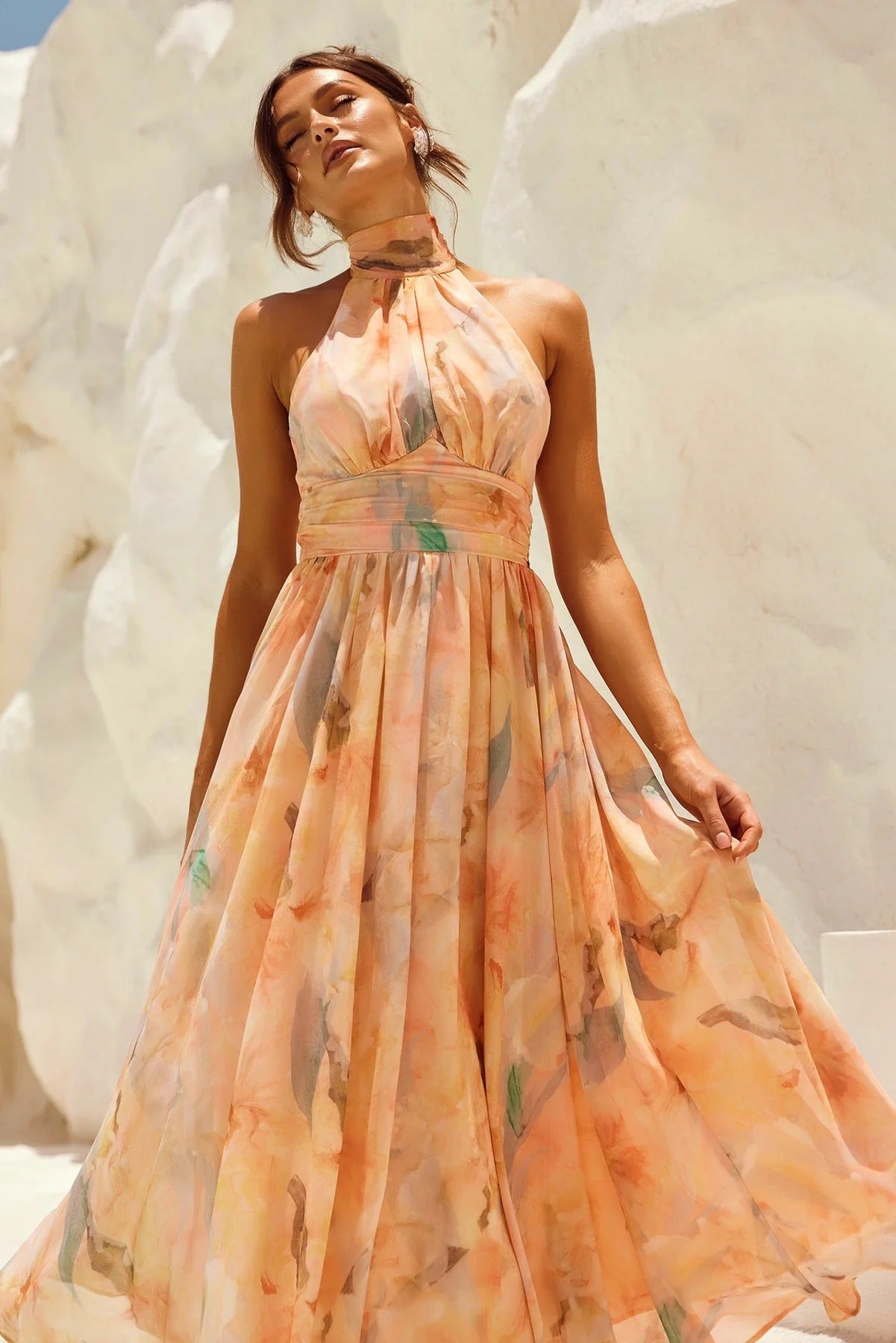 Sofía - Vestido midi estampado